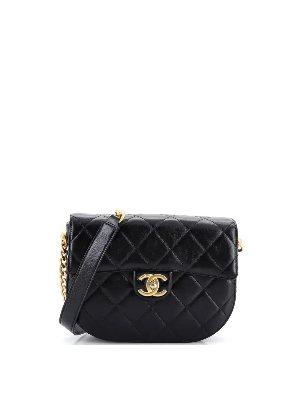 Chanel Moon Flap Messenger Bag Quilted #258296C46B